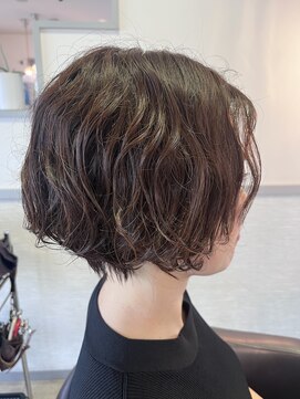 オッジ ヘアー 深谷店(Oggi Hair) 大人ショート × パーマ 7月