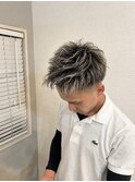 メンズホワイトメッシュ