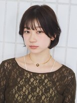 レム 川崎(REM) 暗髪ナチュラルショートボブ