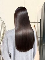 アトレ 福岡大名店(attrait)&nbsp;透明感のあるブラウンロング×トリートメント仕上げ