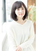 AFLOAT明日香の暗髪ふわっとボブ
