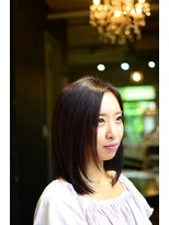 ヘアーアンドメイク ラブストラック(Hair&Make LOVESTRUCK) 素材美ッ!切りっぱなしロブ