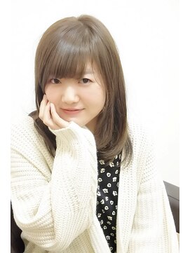 ヘアーデザイン サンニイイチヨン(HAIR DESIGN 3214) 好印象◎ベージュ系カラー×ワンカール