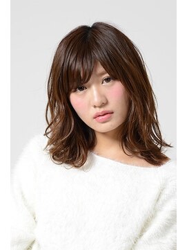 大人可愛いaラインミディアム Earth新松戸店 L アース 新松戸店 Hair Make Earth のヘアカタログ ホットペッパービューティー
