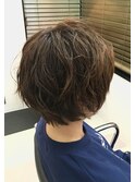 ショート×パーマ