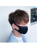 王道束感さわやかツーブロショートマッシュ10代20代