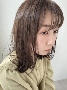 フェリア ファム 桃山台(FERIA fam) 鎖骨ミディ×グレージュカラー