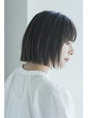 20代30代大人かわいいうる艶髪抜け感ヘア切りっぱなしミディアム