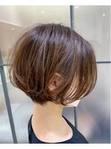 大人キレイショートパーマ