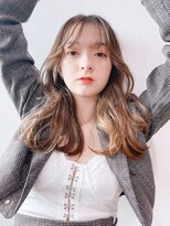 アイティー バイ アルバム 中野店(IT by ALBUM)&nbsp;韓国風くびれヘアまろベージュ_ホワイトグレージュ_59000