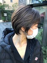 ハーツ(Heart's)&nbsp;30代40代50代◎大人ショートナチュラル白髪ぼかしハイライト