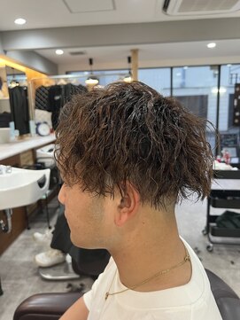 スウェル 千葉店(Swell) メンズツイストパーマスパイラルパーマフェード[千葉]