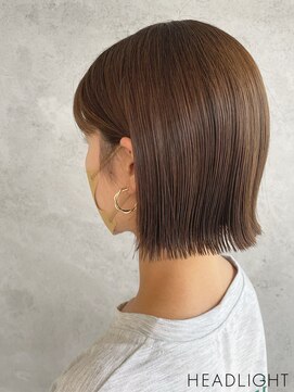 アーサス ヘアー デザイン 南草津店(Ursus hair Design by HEADLIGHT) ブラウンベージュ×切りっぱなしボブ_807S1550_2