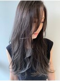 ☆20代30代40代 大人レイヤーカット 透け感グレー☆