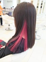 ミーティア バイ クアトロ(Meteor By QUATRO)&nbsp;インナーカラー ピンク 韓国ヘア