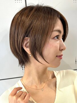 プルーヴ 秋葉原(prove) 30代40代大人女性/前髪ありショートボブ/ショートヘア/髪質改善