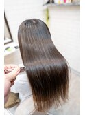 ロングにもsins式酸性ストレートは相性抜群◎