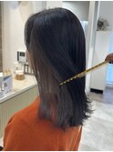 グレージュ インナーカラー 艶髪 髪質改善カラー
