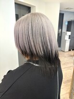 ルーブ トウキョウ(Loob. TOKYO)&nbsp;アンブレラカラー シルバー×ブラック /デザインカラー