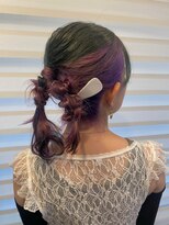 カシェ リタ ヘアー(CACHE'&RITA HAIR)&nbsp;ヘアセット○ツインアレンジ○あみおろし○アンブレラカラー