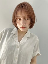 1番人気の透明感カラー♪【表参道/グレージュ／ショート／ボブ/透明感カラー／メンズ】