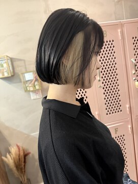 アンジェリカ 近鉄奈良店(ANGELICA) ミニボブ×イヤリングカラー