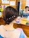 ボンジュールアミ美容室の写真/高い技術力を持つプロのヘアセットだから時間が経っても崩れにくく、可愛さやキレイが持続★