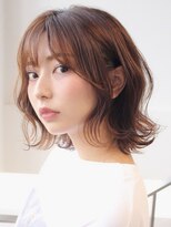 トゥルートラストトロワー 須玉店(True Trust trois)&nbsp;大人可愛い20代30代40代くびれショートレイヤー×ライトブラウン