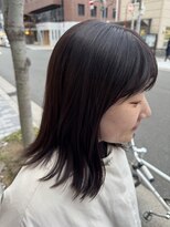 サル(saru)&nbsp;#顔周りレイヤー × #ラベンダーカラー