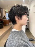 パーマ/ショートヘア/ショートパーマ/マッシュショート