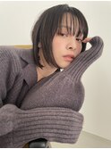 【北千住】スッキリボブ×透明感カラー