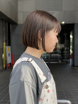 マッシュ アドベ 八戸ノ里(MASHU ADOBE) ミニボブ×シアーグレージュ