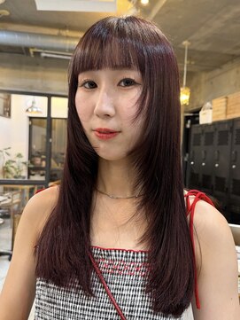 ナループロアオハナ(Nalu pu loa ohana) パーマ落とし/ストレートパーマ/顔まわりレイヤー