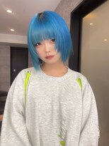 ジーナ 名駅(XENA.) 《YURI》ペールブルー/ターコイズブルー/ハイトーンカラー