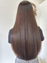 ジェムヘアスタジオ 湘南平塚南口店(Gem Hair Studio)&nbsp;触れていたくなる艶感ナチュラルストレート【Gem 神原】