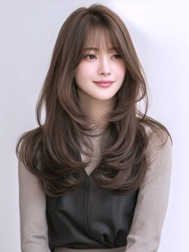 アルトリスト(Altruist Aging×HAIR&SPA) ★ダークアッシュ大人ガーリーボブ着物ミディアムレイヤーカット