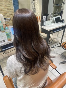アジールヘア 池袋東口店(agir hair) オリーブブラウン/透明感カラー/艶カラー/艶髪//池袋/池袋東口