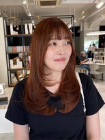 ロベック フジガオカ(LOBEC fujigaoka) レイヤーカット / オレンジブラウン