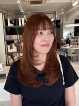 ロベック フジガオカ(LOBEC fujigaoka) レイヤーカット / オレンジブラウン