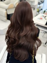 アマトウキョウスマートサロン(AMA TOKYO×Smart Salon) ヘーゼルベージュ ブリーチなし レイヤーカット 海外風