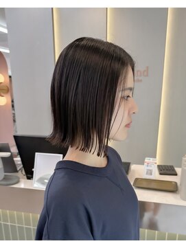 ロンドリゼル 札幌(Lond RiseL) オリーブグレー/前髪/ボブ/マロンベージュ/レイヤーカット/小顔