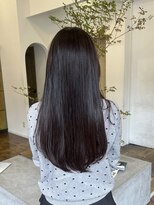 ヘアーアイスカルテット(HAIR ICI QUARTET) 冬トレンド◎暖色カラー×レッドブラウンの艶ロング