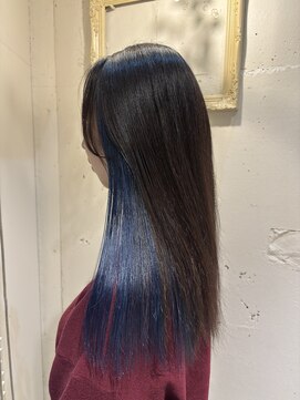 サロン ド ソーホー 蕨(Salon de SOHO) ◎しっかり深めブルーイヤリングカラー◎【中川 史菜】