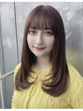 アナ ラーナ(Anna Lanna) レイヤーカット　ベージュブラウンカラー【野呂朱里】