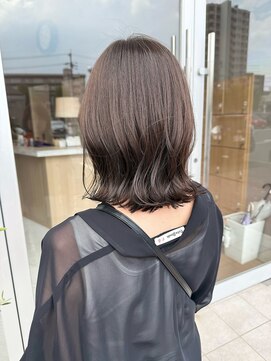 ユウヘアー 千代田橋店(U Hair) 鎖骨ミディアム×オリーブブラウン