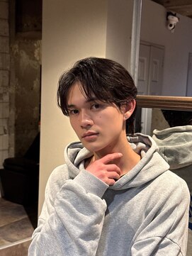 ブチメンズヘア(Buchi MEN'S HAIR) ニュアンスシースルーセンターパート
