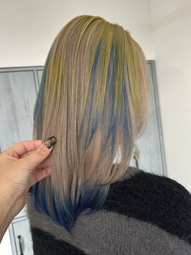 ロテ(LOTE.) 着物ヘア/ダークアッシュ/ミディアムレイヤーカット/一宮