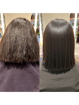 フロート ウラ(FLOAT ula) 艶髪ナチュラルストレート（縮毛矯正）