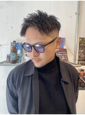 メンズカットフェードスキンフェードツイストスパイラル