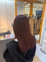 ユニ バイ マグ 長野店(Uni.by Mag)&nbsp;暖色カラー×透明感艶カラー小顔レイヤーカット